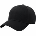 Einstellbare Unisex Baseballmütze Schwarz