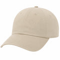 Unisex Basecap Beige mit Verstellbarem Riemen