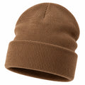 Braune Strickmütze für Erwachsene - Wintermütze