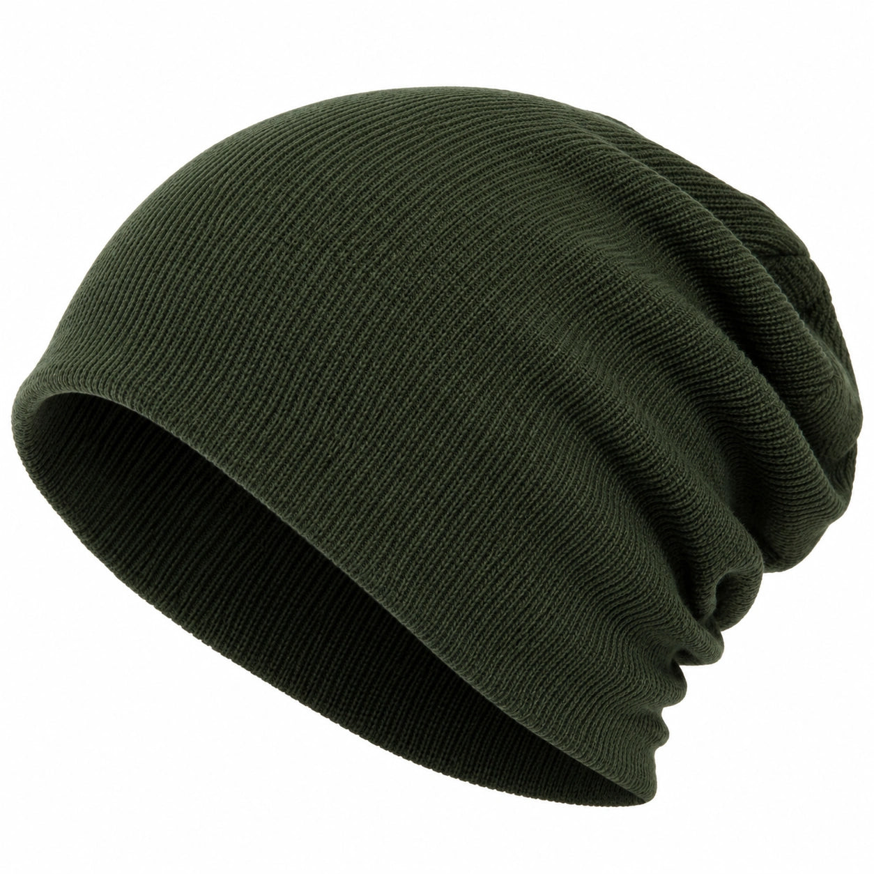 Unisex Beanie Mütze Dunkelgrün