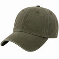 Unisex Baseballcap Olivgrün Verstellbar