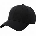 Einstellbare Unisex Baseballmütze Schwarz