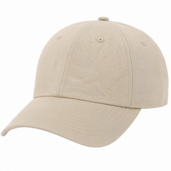 Unisex Basecap Beige mit Verstellbarem Riemen