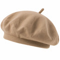 Elegante Damen Baskenmütze Beige
