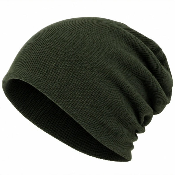 Unisex Beanie Mütze Dunkelgrün